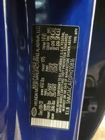 2023 HYUNDAI TUCSON SE  