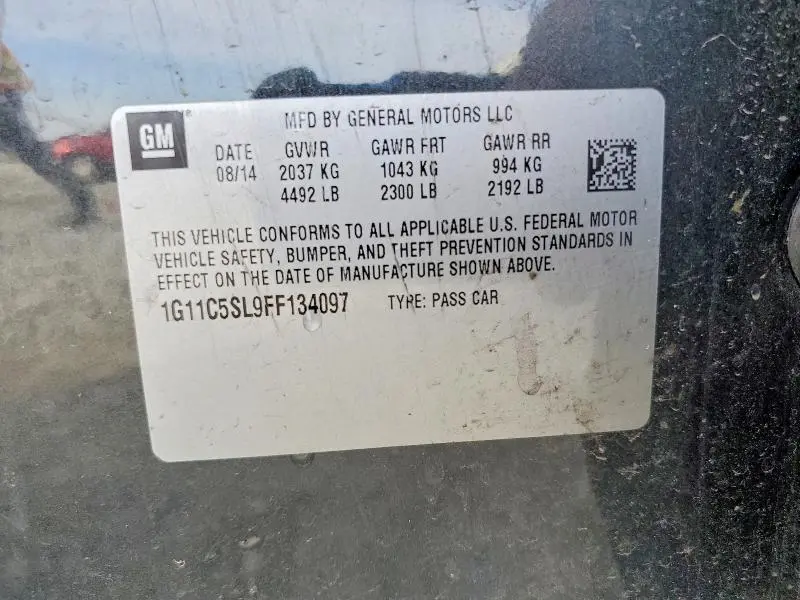 2015 CHEVROLET MALIBU 1LT  