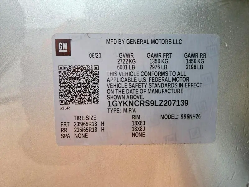 2020 CADILLAC XT5 PREMIUM LUXURY  