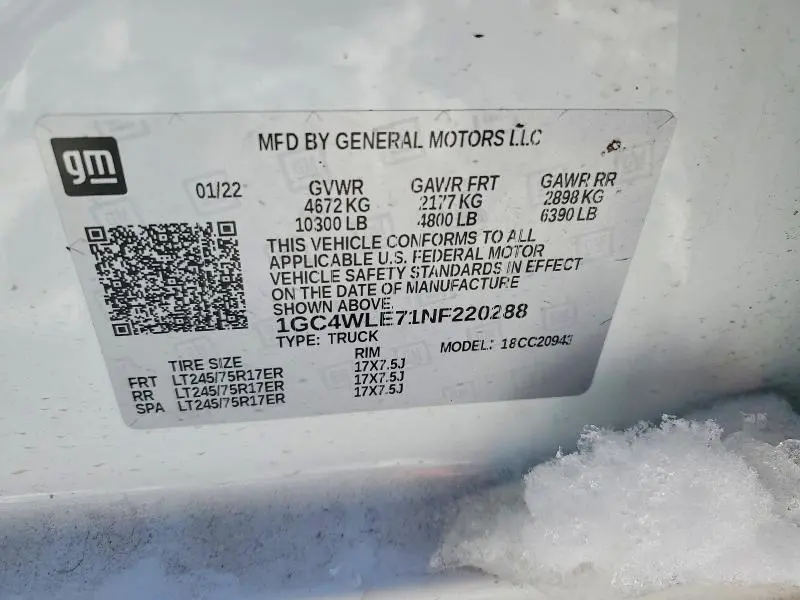 2022 CHEVROLET SILVERADO C2500 HEAVY DUTY  