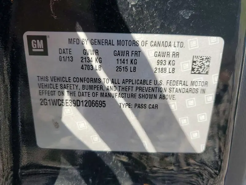 2013 CHEVROLET IMPALA LTZ  
