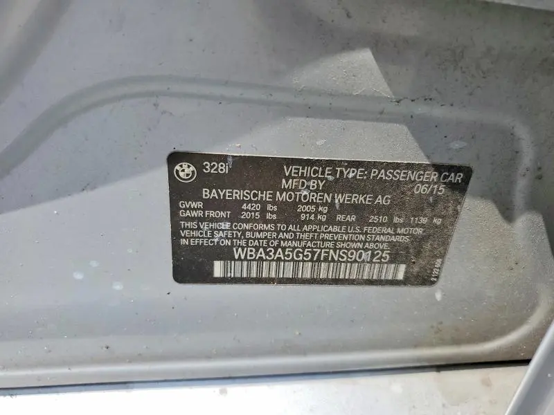 2015 BMW 328 I  