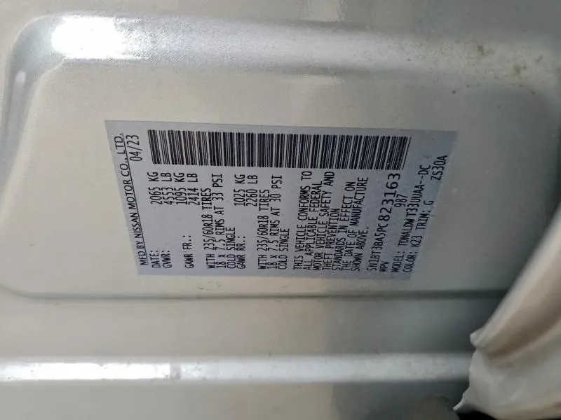 2023 NISSAN ROGUE SV  