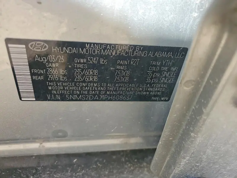2023 HYUNDAI SANTA FE SEL  