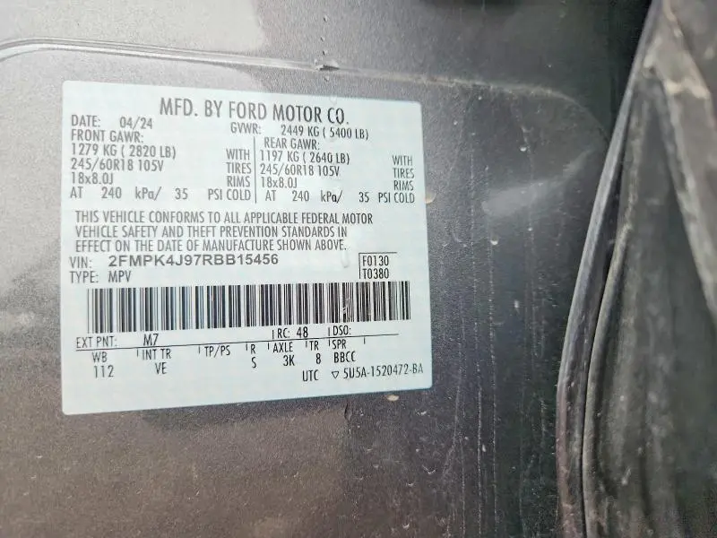 2024 FORD EDGE SEL  