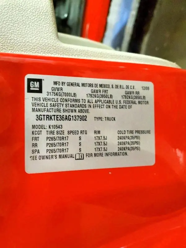 2010 GMC SIERRA K1500  