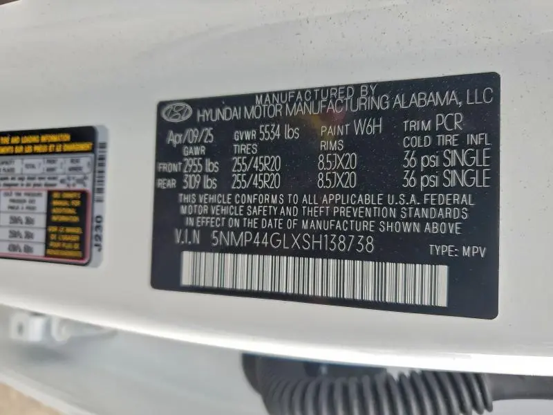 2025 HYUNDAI SANTA FE LIMITED  