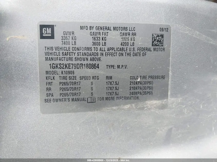 2013 GMC YUKON XL 1500 SLT