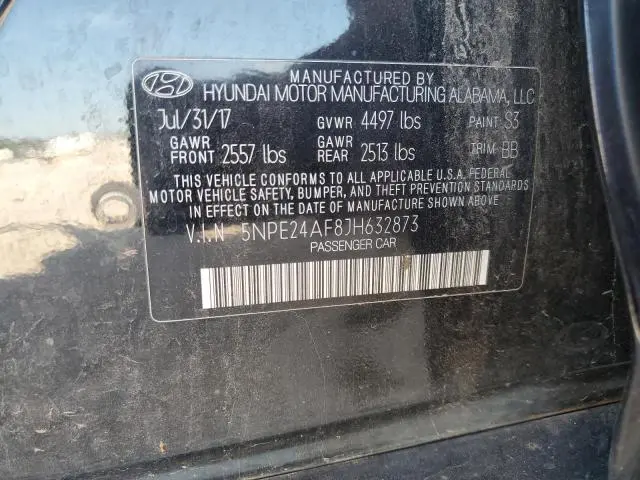 2018 HYUNDAI SONATA SE  