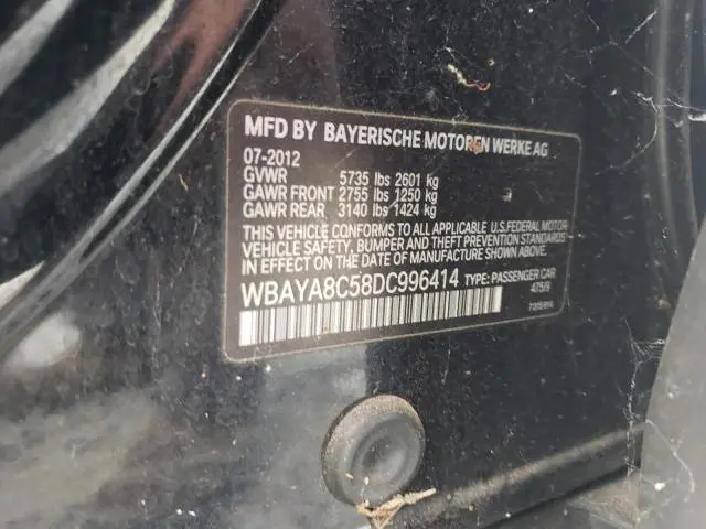 2013 BMW 750 I  