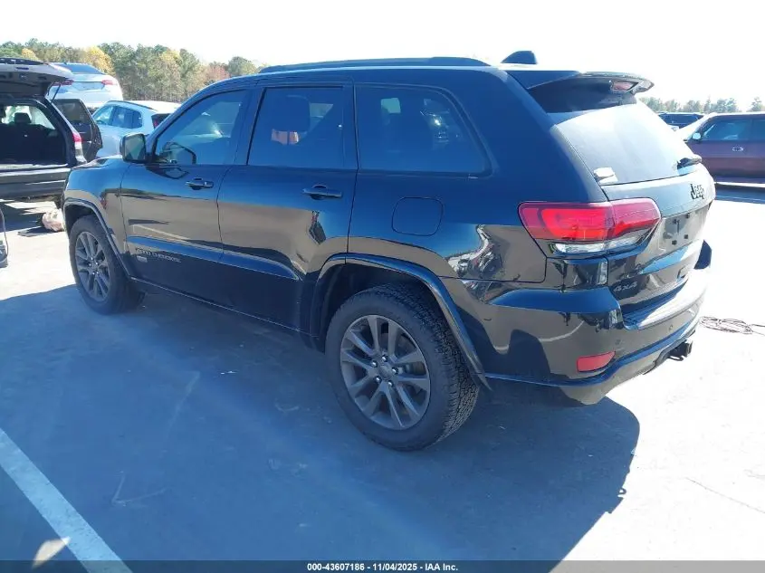 2017 JEEP GRAND CHEROKEE LIMITED 75TH ANNIVERSARY EDITION 4X4