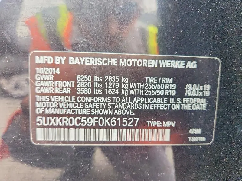 2015 BMW X5 XDRIVE35I  