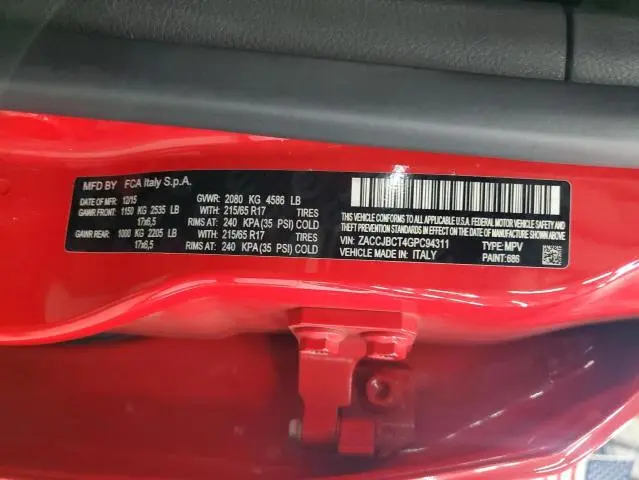 2016 JEEP RENEGADE TRAILHAWK  