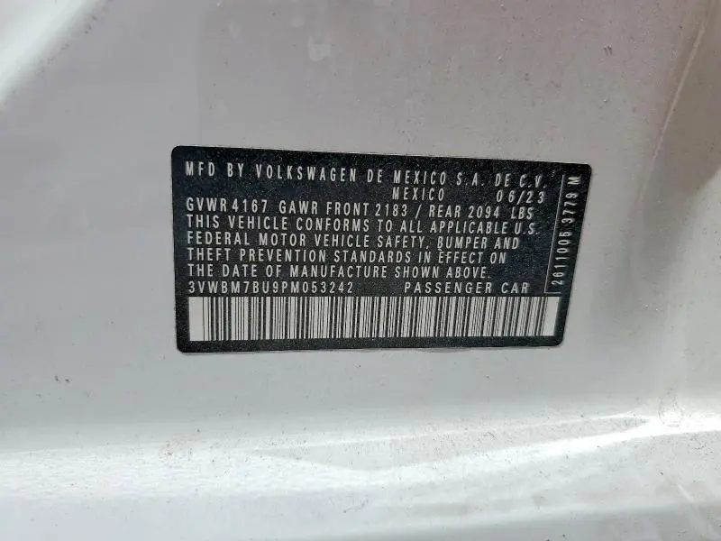2023 VOLKSWAGEN JETTA SPORT  