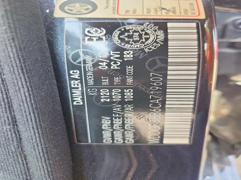 2012 MERCEDES-BENZ C 300 4MATIC  