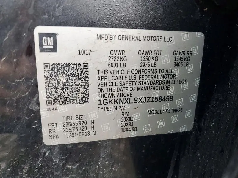 2018 GMC ACADIA DENALI  