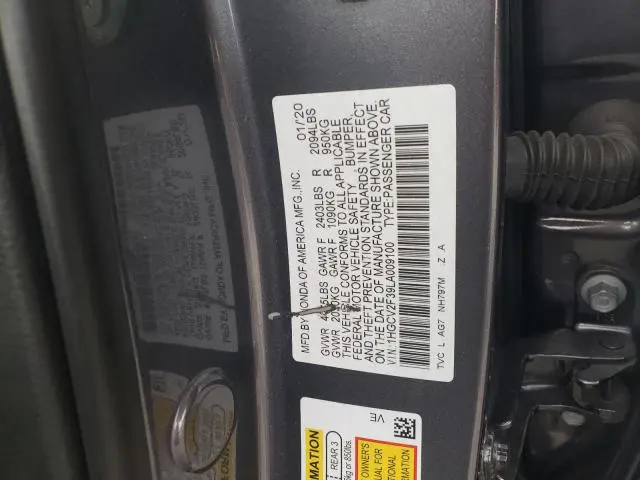 2020 HONDA ACCORD SPORT  