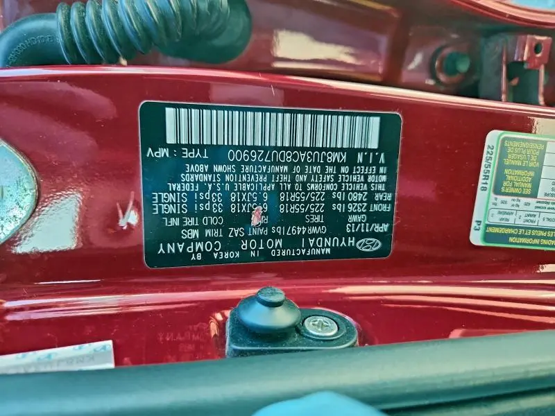 2013 HYUNDAI TUCSON GLS  