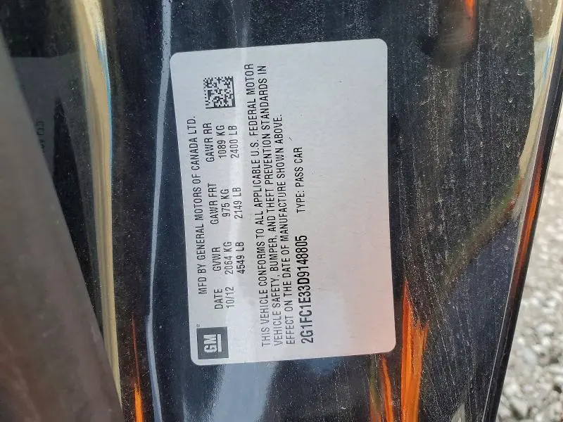 2013 CHEVROLET CAMARO LT  