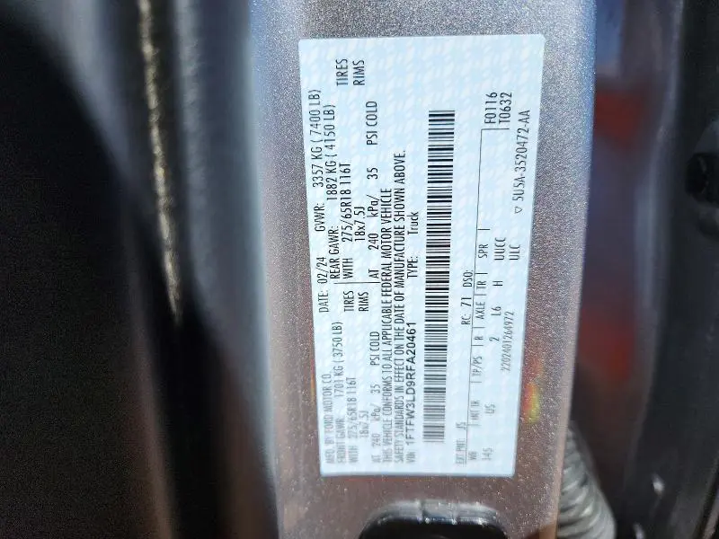 2024 FORD F150 XLT  
