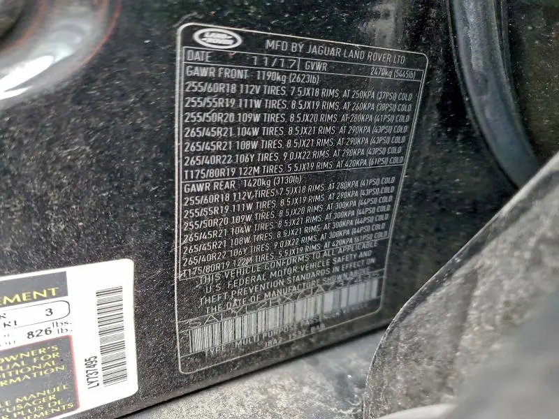 2018 LAND ROVER RANGE ROVER VELAR R-DYNAMIC SE  