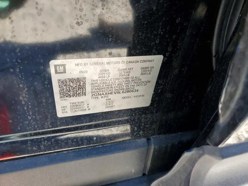 2020 CHEVROLET EQUINOX LS  