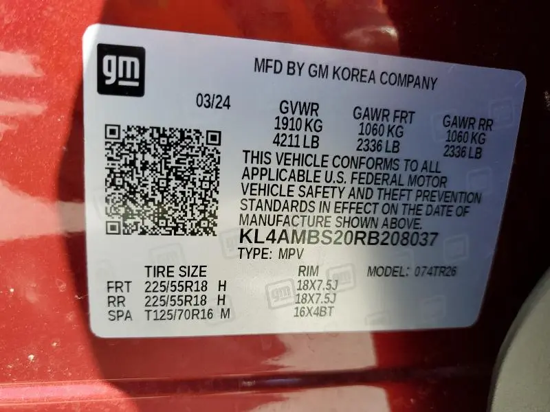 2024 BUICK ENCORE GX PREFERRED  