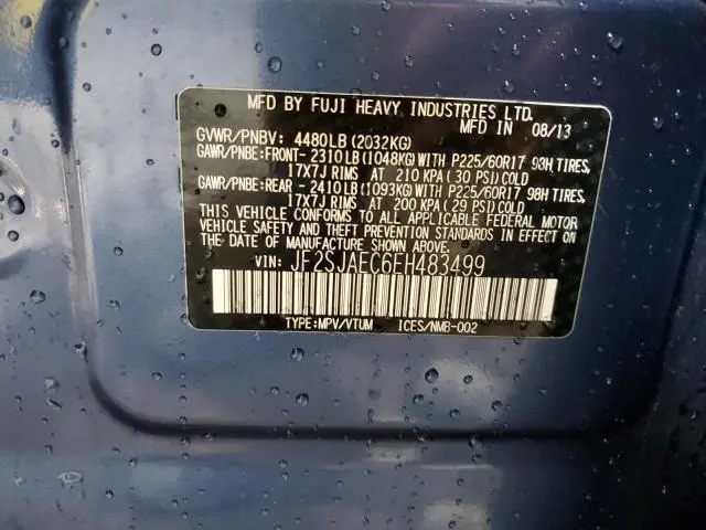 2014 SUBARU FORESTER 2.5I PREMIUM  