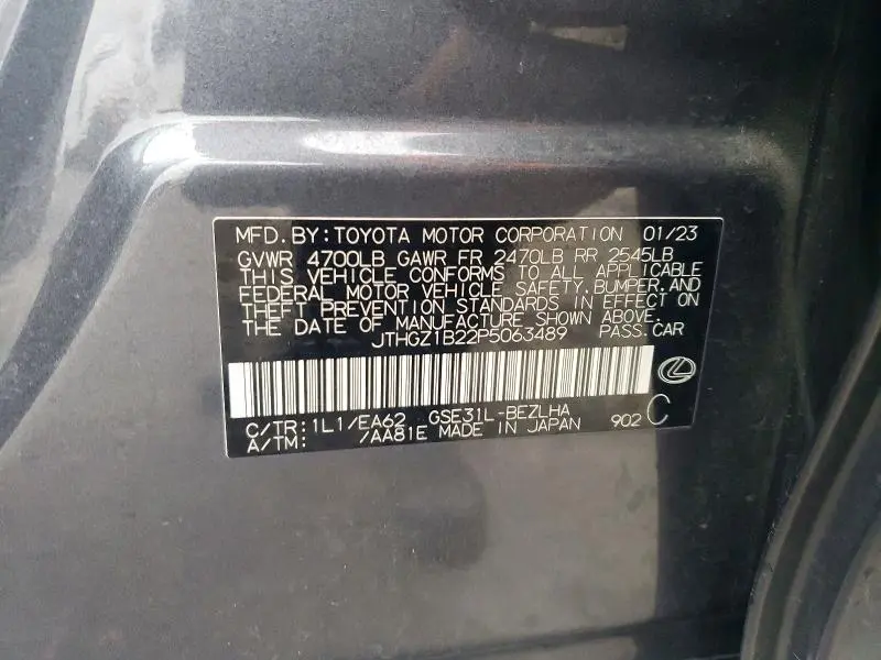 2023 LEXUS IS 350 F SPORT  