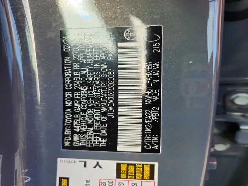 2024 TOYOTA PRIUS   