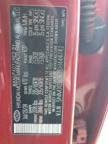 2025 HYUNDAI TUCSON SEL  