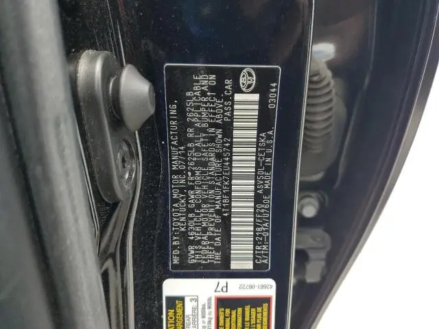 2014 TOYOTA CAMRY L  