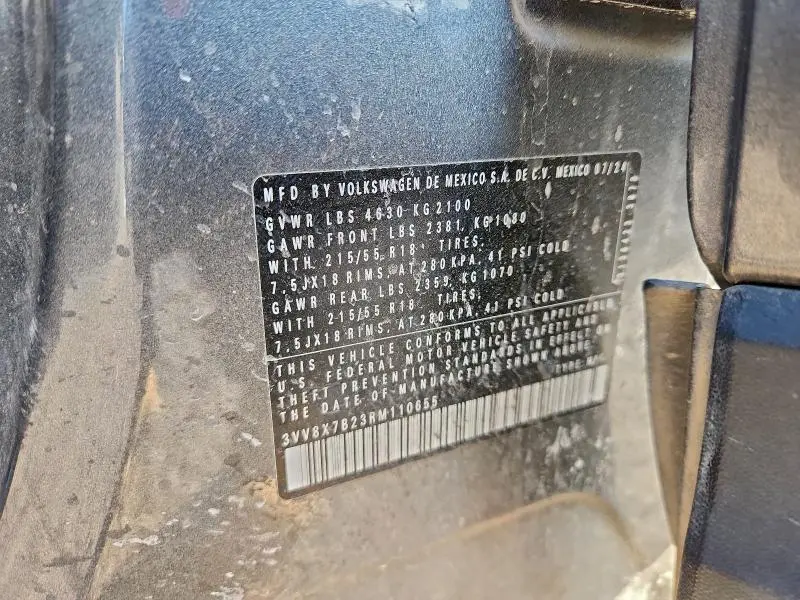 2024 VOLKSWAGEN TAOS S  