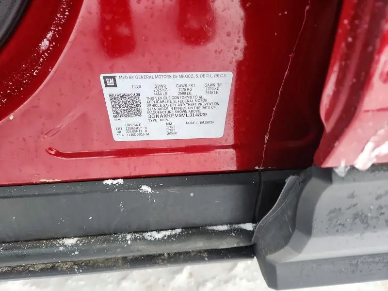 2021 CHEVROLET EQUINOX LT  