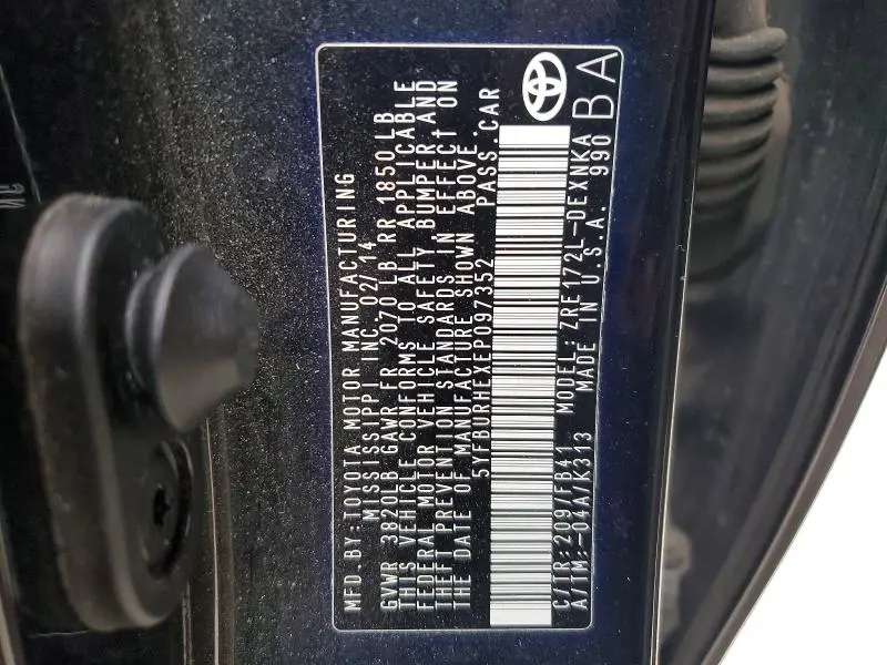 2014 TOYOTA COROLLA   