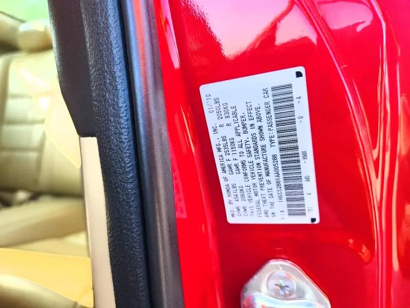 2010 HONDA ACCORD EXL  