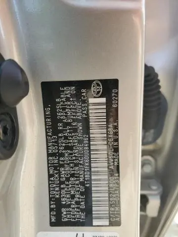 2013 TOYOTA CAMRY HYBRID  