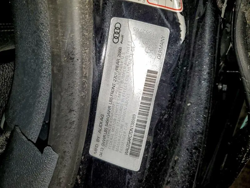 2013 AUDI A7 PRESTIGE  