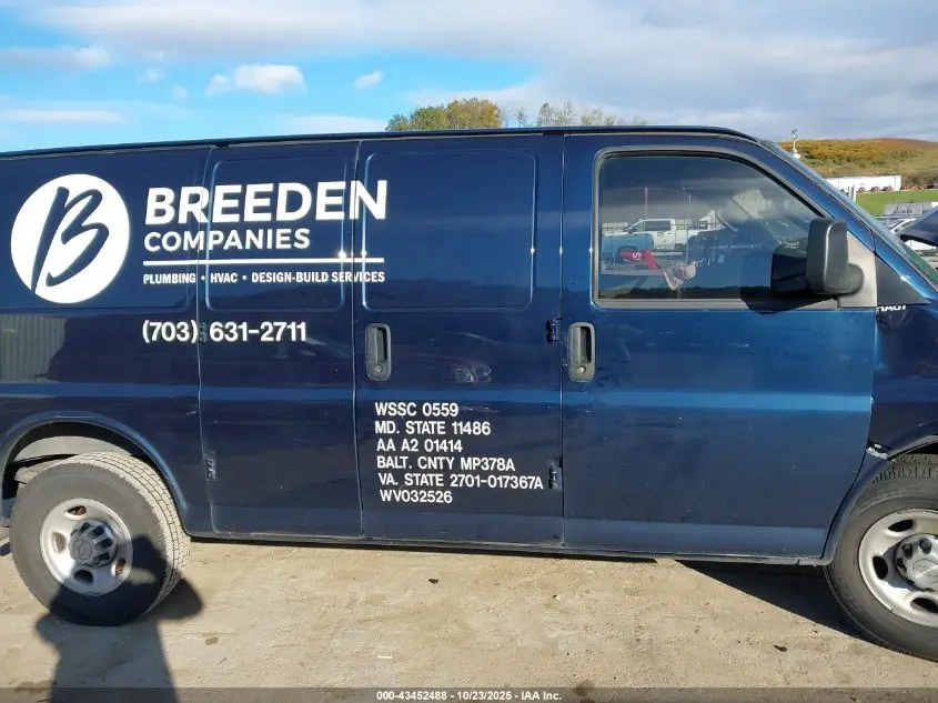 2020 CHEVROLET EXPRESS CARGO RWD 2500 REGULAR WHEELBASE WT