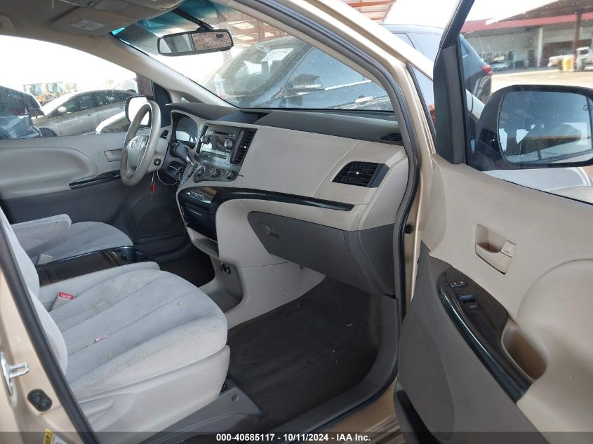 2012 TOYOTA SIENNA LE V6 8 PASSENGER