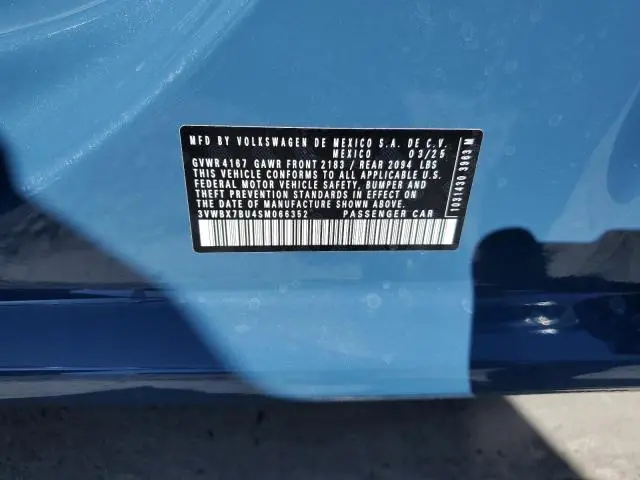 2025 VOLKSWAGEN JETTA SPORT  