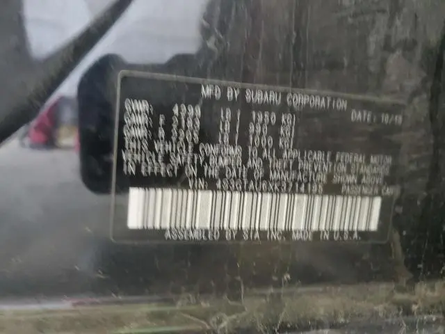 2019 SUBARU IMPREZA LIMITED  