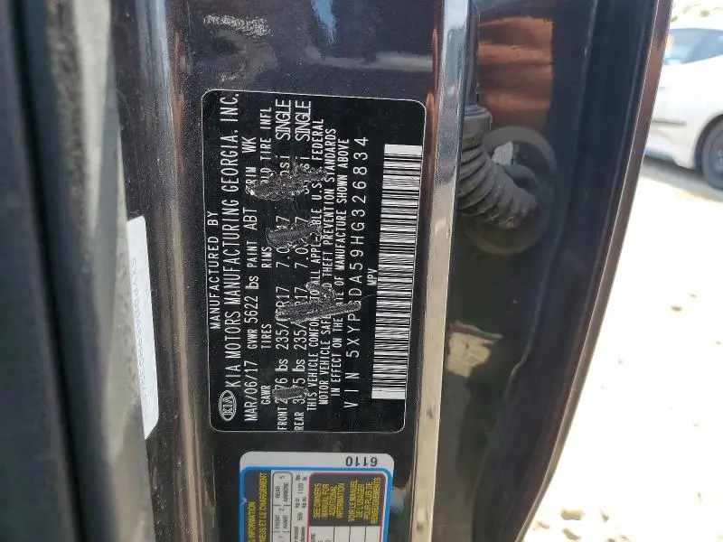 2017 KIA SORENTO LX V6  