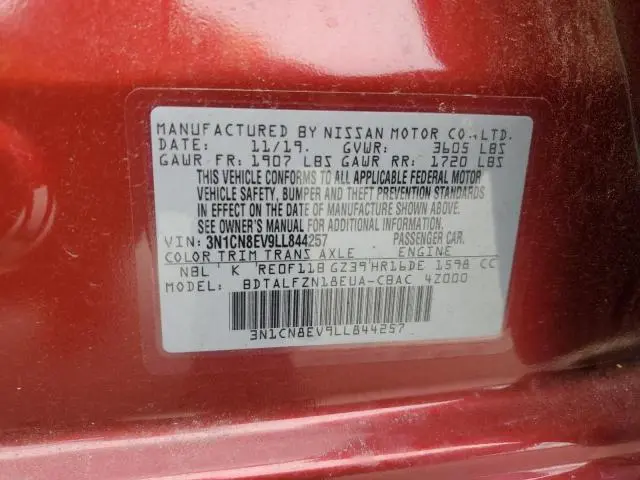 2020 NISSAN VERSA SV