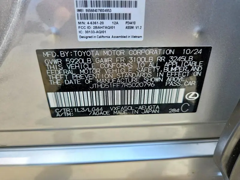 2024 LEXUS LS 500 BASE  