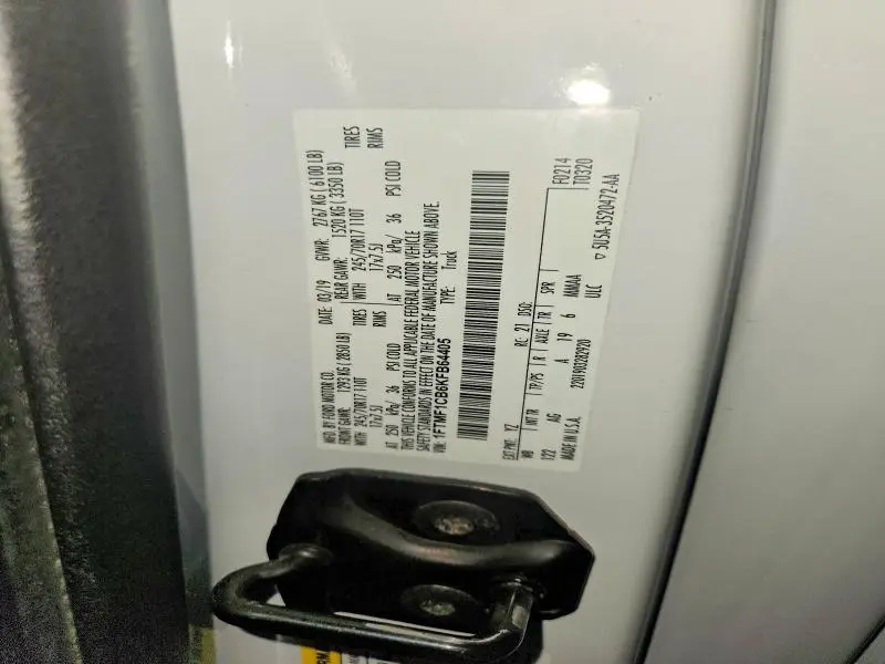2019 FORD F150   