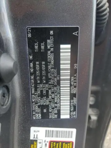 2021 TOYOTA HIGHLANDER L  