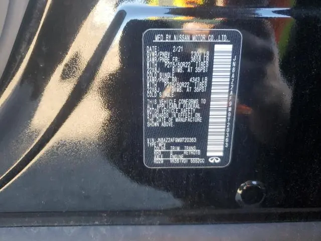 2021 INFINITI QX80 LUXE  