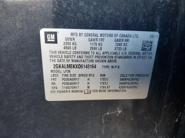 2013 GMC TERRAIN SLE  