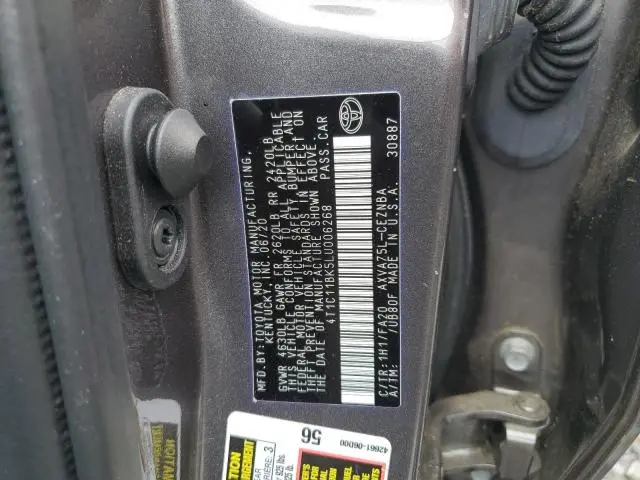 2020 TOYOTA CAMRY LE  